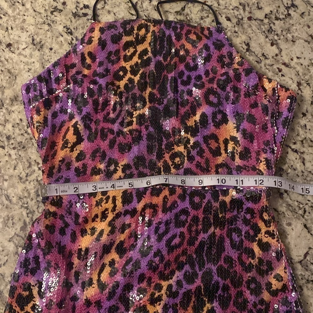 Superdown Elena Multicolor Sequin Bodycon Mini Dress Small S D26 - Picture 12 of 12